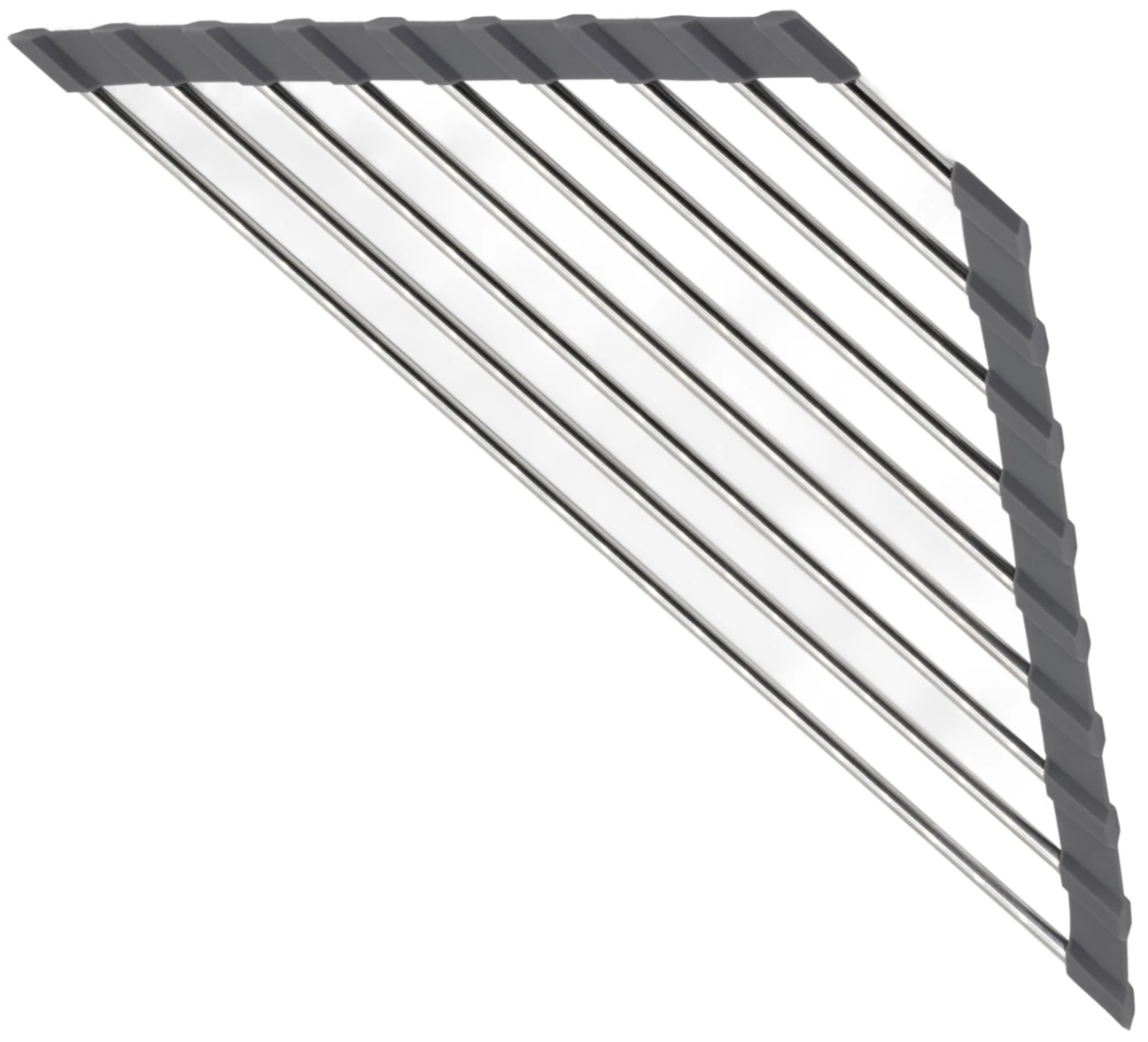 Складная сушилка-решетка на раковину угловая