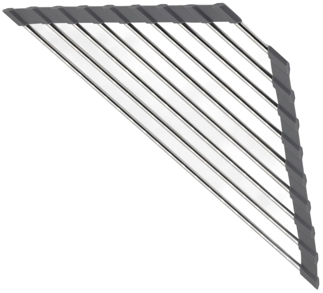 Складная сушилка-решетка на раковину угловая